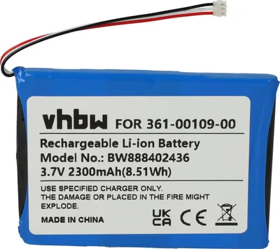 Produktbild von vhbw Akku Ersatz für Garmin 361-00109-05, 361-00109-00 für GPS Navigation Navi (2300 mAh, 3,7 V, Li-Ion)