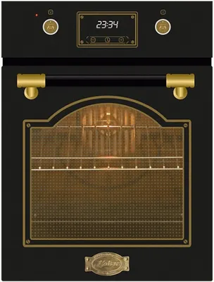 Kaiser EH 4796 AD Retro Einbaubackofen 45 cm , 50 L, 9 Funktionen