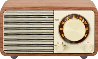 Produktbild von Sangean WR-7, Tragbar, FM, 4 Ohm, 1,27 cm (0.5"), Walnuss, Junge/Mädchen