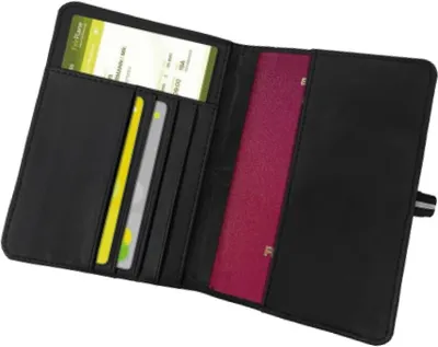 Produktbild von Leicke Organizer RFID-/NFC-Blocker Reisepass-Hülle / Organizer