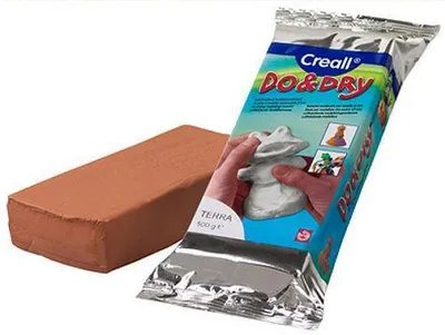 Obrázek produktu pro Modelovací hmota CREALL hnědá 500gr