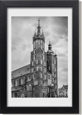 Produktbild von Bild 20x30 MDF-Rahmen, Wandkunst Krakau Polen