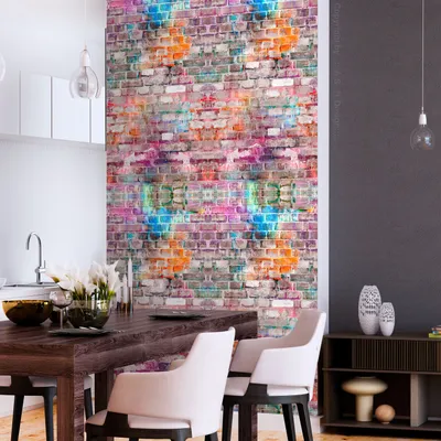 Image de Papier peint autocollant 10 m Papier peint 3D Sticker mural Film décoratif pour meubles Film décoratif Film photo Autocollant mural Poster mural Sticker mural - Brique Mur de briques Mur en briques f-C-0329-j-a