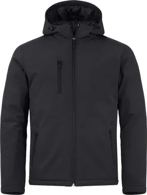 Produktbild von Clique - Softshelljacke Wattiert für Herren BC6001 (4XL) (Schwarz)