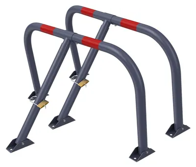 Image de Omgoods - Barrière de stationnement rétractable avec bandes réfléchissantes