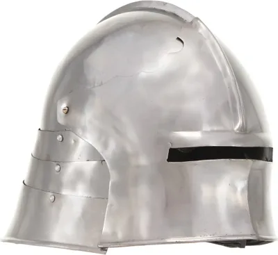 Produktbild von CLORIS Mittelalterlicher Ritterhelm Antik Replik LARP Silbern Stahl  - Kostümschmuck LL0000065522