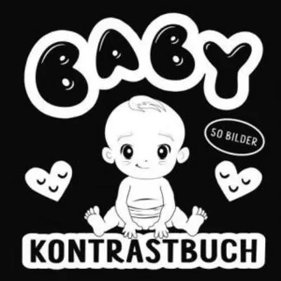Immagine prodotto di Kontrastbuch Baby - Schwarz Weiß Buch mit 50 niedlichen Bildern