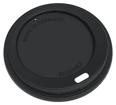 Image de Couvercle noir pratique pour emporter votre café