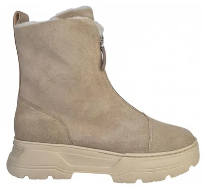 Produktbild von Paul Green Suede grain Stiefelette Beige in Gr. 43