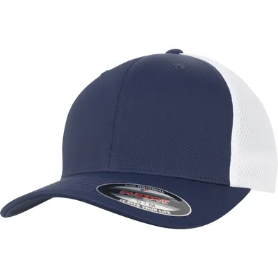 Produktbild von FLEXFIT 6533T | Flexfit Ultrafibre & Airmesh 2-Tone Cap, Atmungsaktiv - Farbe: Navy/White - Größe: L/XL