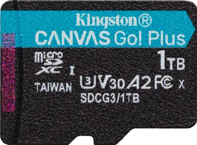 Obrázek produktu pro Kingston Technology Canvas Go! Plus , 1 TB, MicroSD, Třída 10, UHS-I, 170 MB/s, 90 MB/s