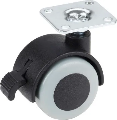 Obrázek produktu pro Nábytkové kolečko Tarrox Ø 40 mm dvojité s brzdou