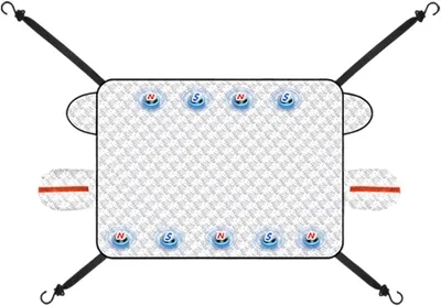 Produktbild von Windschutzscheibenabdeckung gegen Eis und Schnee, 5-lagige Windschutzscheiben-Schneeschutzabdeckung mit magnetischen Rändern