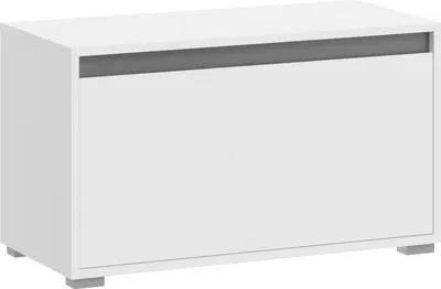 Produktbild von Sitzbank >Torino< in Weiß - 76x44x35cm (BxHxT)