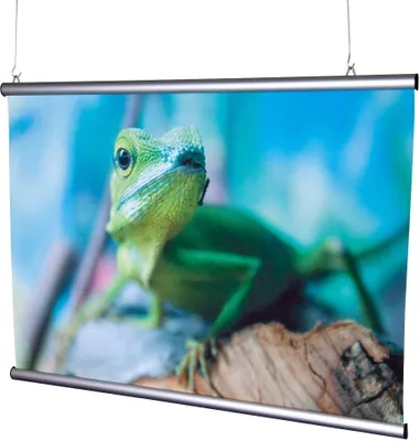 Produktbild von Posterschiene, Posterleiste, Klemmleiste für das Format DIN A0 quer - Ideal für große Bilder und große Fotos bis 1,20 m