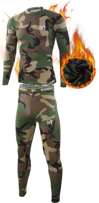 Obrázek produktu pro Pánská souprava prodyšného měkkého spodního prádla Thermal Clothing,Army Green,M