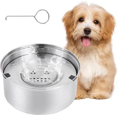 Immagine prodotto di Azomor® Ciotola per cani in acciaio inossidabile con fondo antiscivolo e design a prova di fuoriuscite, 1 litro