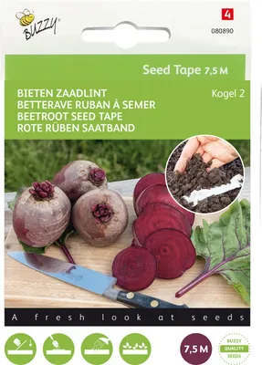 Produktbild von Saatgutband Rübenkugel Samen Themenserie