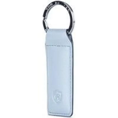 Image de Porte-clés en cuir bleu clair