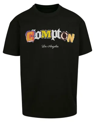 Image de Mister Tee - T-shirt « Compton LA » pour homme, taille extra-large TN2535 (5XL) (noir)