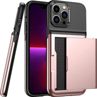 Produktbild von König Design Hülle kompatibel mit Apple iPhone 13 Pro Max Kunststoff Soft Handyhülle - Handy Case Rosa