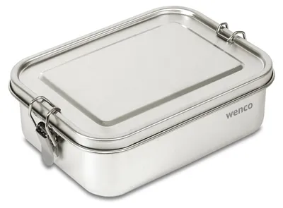 Image de Boîte à lunch en acier inoxydable Wenco, petite boîte repas d'une capacité de 500 ml, pour aliments