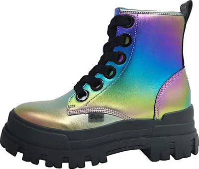 Image de Bottes à lacets Buffalo Aspha Lace Up HI multicolores, taille 40