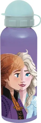 Produktbild von Disney Frozen 2 - Die Eiskönigin II Anna Elsa Olaf Kinder Aluminium Trinkflasche 520 ml