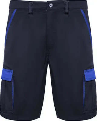 Immagine prodotto di Roly Workwear BE8409 | Pantaloncini Tahoe da S a 3XL - Colore: Navy Blue 55/Royal Blue 05 - Taglia: M