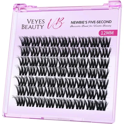 Obrázok produktu pre Objemové riasy, klastre, 12 mm, 3D, riasy s efektom "wispy", umelé riasy