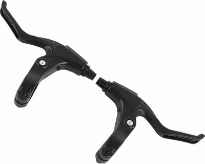 Immagine prodotto di Leve freno per bicicletta, 1 coppia di leve freno in lega di alluminio per mountain bike e bici da strada (nero)