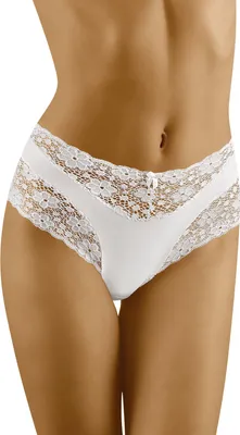 Image de Wolbar charmante maxi-slip femme taille haute wb13 , blanc, s