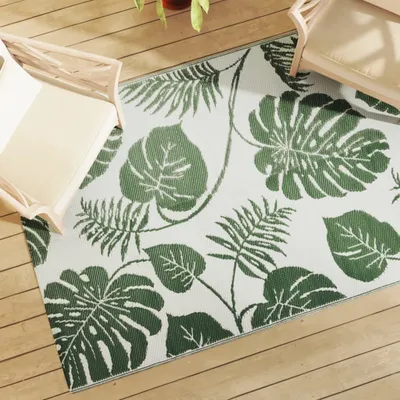 Produktbild von vidaXL Vonkajší koberec ARAKIL Green 140x200 cm PP