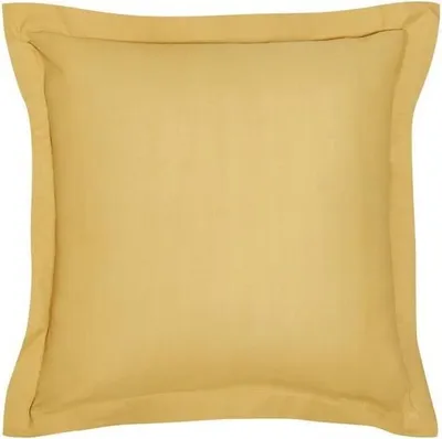 Image de Taie d'oreiller TODAY Essential, 63 x 63+5 cm, 100% Coton uni, Ocre