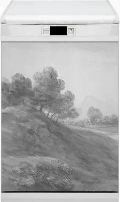 Produktbild von Küche Magnet für Spülmaschine  Abwaschbar 45x80 cm Geschirrspüle  - Bildlandschaft