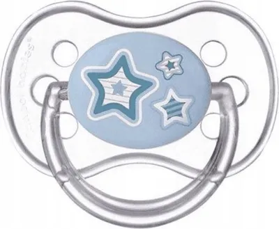 Obrázok produktu pre CANPOL BABIES Cumlk siliknov symetrick 0-6m Newborn Baby - modr