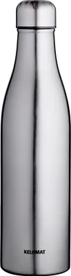 Produktbild von Kelomat Trinkflasche aus Edelstahl gebürstet 0,5 Liter