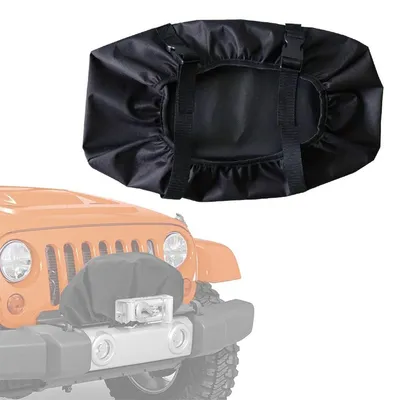 Produktbild von Wasserdichte Seilwinden-Abdeckung – 600D Oxford, Staub- & Wetterfest, strapazierfähig, für elektrische Winden 43×15×13,4 cm