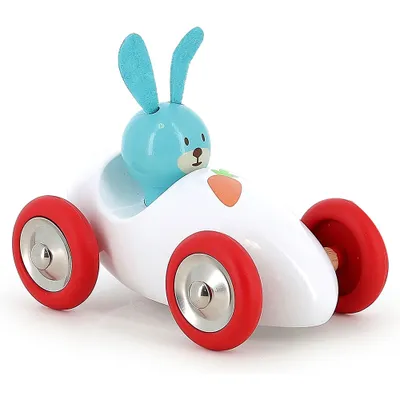 Produktbild von Vilac Holzspielzeugauto Raoul das Kaninchen - buntes Design
