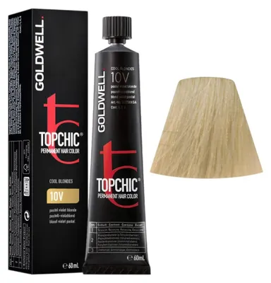 Immagine prodotto di Goldwell Topchic Tube 10V Pastel-Violet Blonde  60ml - colore permanente in tubo