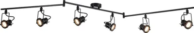Zdjęcie produktu dla Lampa wisząca Fiji 2 czarna 6xGU10x50W metal wym:16x175x6cm IP20 Reality