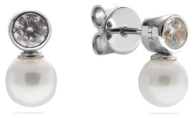 Immagine prodotto di Jette S.k2A04400 Orecchini A Perno, Joy, Argento, Perla