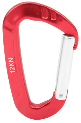 Produktbild von Kletterkarabiner aus Aluminiumlegierung, leicht, langlebig, Wanderausrüstung für Abenteurer