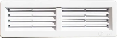 Produktbild von Lüftungsgitter aus ASA-Kunststoffweiß 220x55mm