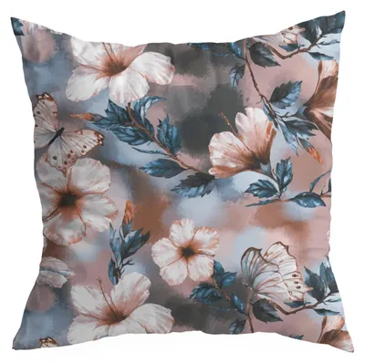 Produktbild von HomeView Dekorativer Kissenbezug 40x40 cm Blumenmuster