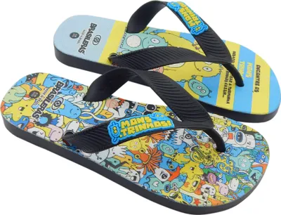 Produktbild von BRASILERAS Kinder Zehensandalen rutschfester bequem schuhe strand/schwimmbad/stadt schwarz 31/32 EU - UBP21MSR