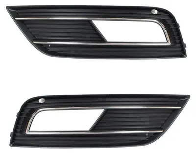 Für Audi A4 B8 8K Facelift 11-15 Stoßstange Gitter Abdeckung Chrom LINKS RECHTS in der Farbe Chrom von GOLDCAR