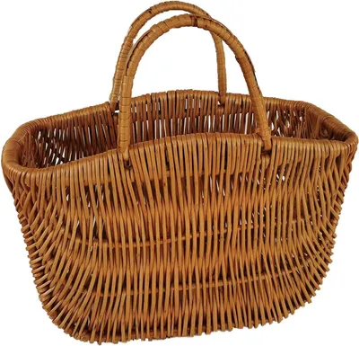 Produktbild von Einkaufskorb aus Weide Braun natur 42x20x42 cm