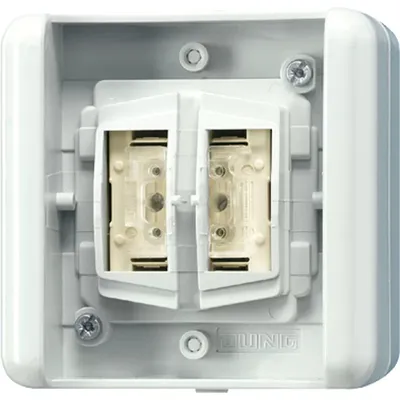 Obrázok produktu pre Jung KNX Taster BA 2f. Tasterstellung 8472.01 LEDW (8472.01LEDW)