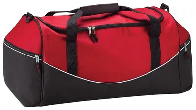 Image de Sac de sport Quadra Teamwear, 55 l FK523 (taille unique) (rouge/noir/blanc)